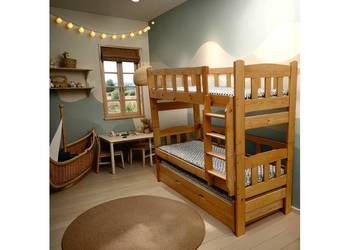 Łóżko GIGANT trzyosobowe z otwieranym pojemnikiem