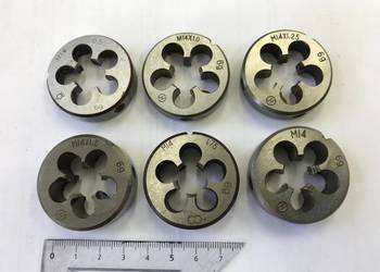 Narzynki M14 komplet od 0,5 do 2,0mm 6 sztuk