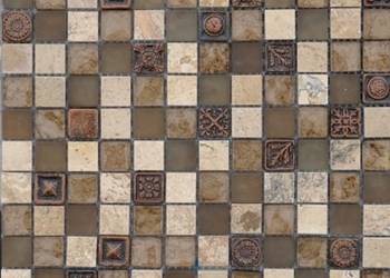 Mozaika Trawertyn Rustic-Glass 2,3x2,3 FM-126