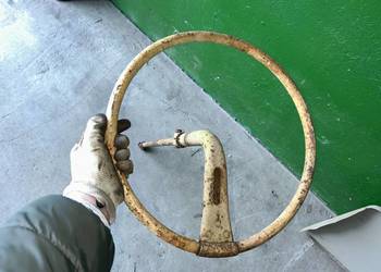 2 x kierownica z kolumną Mikrus MR 300, Syrena 100