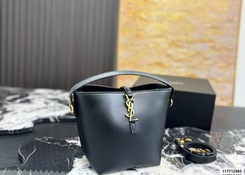 Torebka damska skórzana YSL Saint Laurent czarna LE 37