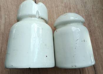 Sprzedam dwa stare izolatory 13 i 10 cm zestaw