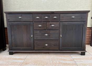 Komoda drewniana Markor Ikea szafka witryna regał kredens