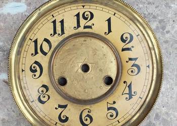 690 Tarcza starego zegara ściennego typu ślązak 18,5cm 56,5/32