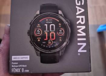 Garmin 8 Amoled Sapphire DLC Titanium 47mm Carbon Gray