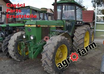 John Deere 4040S części, skrzynia biegów, silnik