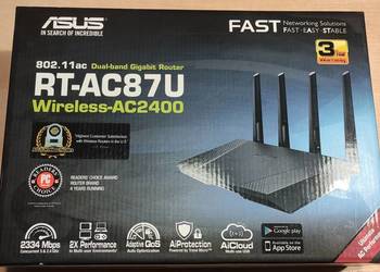 ROUTER ASUS RT-AC87U AC2400 bezprzewodowy dwuzakresowy 802.11ac