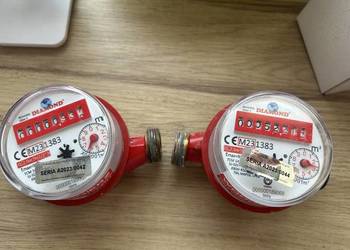 Wodomierz licznik wody ciepłej 2 szt legalizacja 2028r.