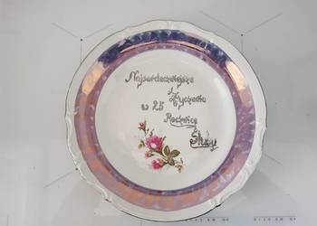 Talerz patera okazjonalna Chodzież róża Talerz patera okazjonalna Chodzież róża