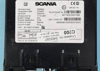 STEROWNIK MODUŁ RTC GPS C200 SCANIA 2256804 2258770