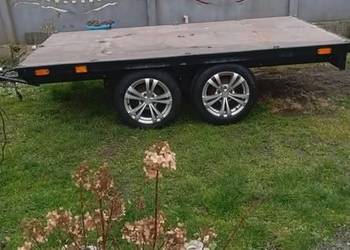 Sprzedam przyczepę samochodową bezbortową, bez prawa rejestracj 280/150cm.