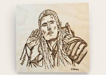 Obraz na desce piktogram Legolas