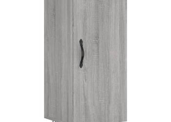 Szafka szary dąb sonoma 345x34x90 cm materiał drewnopochodny WM-828538