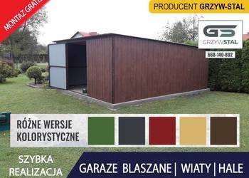 Złoty Dąb / Orzech - |GARAŻ BLASZANY| - Blaszak – Blaszane – GRZYWSTAL*
