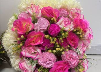 Stroiki na cmentarz – ręcznie robione, obciążone gipsem, Katowice / Siemian