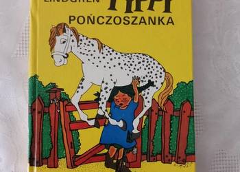 Książka "PIPPI POŃCZOSZANKA" Astrid Lindgren, twarda okładka, dla dzieci