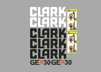 Naklejki oklejenie CLARK GEX30 Zamiennik