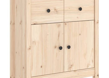 Szafka 70x35x80 cm lite drewno sosnowe WM-813749