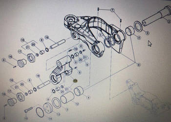 Wspornik Osi Przedniej - Claas Arion [0011327410] [0011584980] Nr kat. 001…