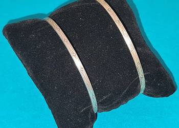 Srebrna Bransoletka Damska 2szt 16g Starocia