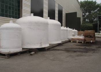 Zbiorniki PTFE teflonowe. Reaktory z fluoroplastu. Mieszalniki PTFE.