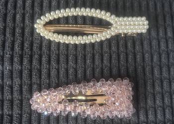 Rossmann piękne spinki do włosów koraliki