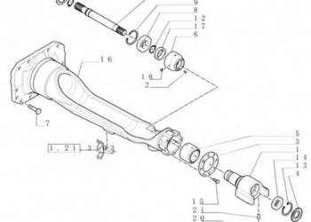 New Holland T6010 Ramię 87383924