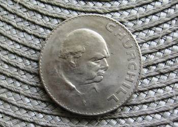 Wielka Brytania 5 Shiling 1965r---Churchill