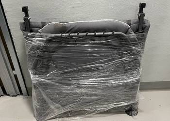 Łóżko polowe składane turystyczne z poduszką