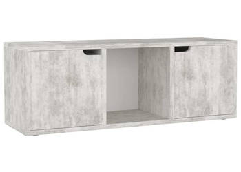 Szafka pod telewizor wzór betonu 885x275x305 cm WM-338175