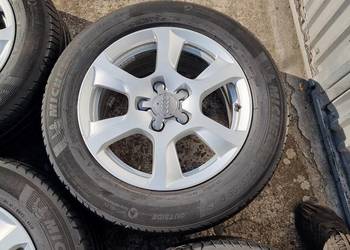 4x KOŁA 5x112 16 x7,5 ALU felgi 225/55r16 opony lato Michelin kraków