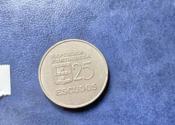 Stare monety 25 eskudo 1980 Portugalia