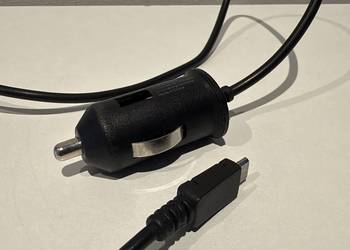 Ładowarka samochodowa 100 cm z gniazda zapalniczki na mini USB-B