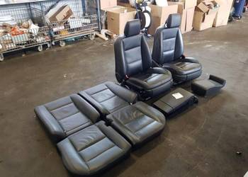 FOTELE KANAPY MERCEDES S350 W221 CZARNE SKÓRA