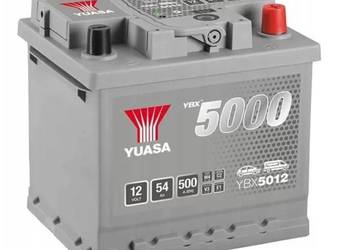 Akumulator 54Ah 500A Yuasa Silver 12V Prawy Plus