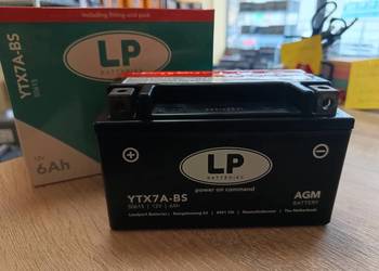 Akumulator motocyklowy YTX7A-BS LANDPORT 12V 6Ah 105A AGM