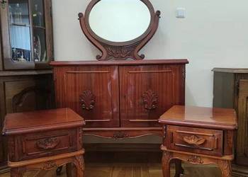Komoda styl wiktoriański, meble rumuńskie, styl Ludwikowski + 2 szafki