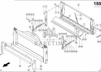 Claas Lexion 600 RAMA 0005172621 (Hp-obrotowa rama i adapter)