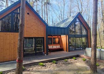 Dom 70m  stodoła   Podwójna  2x35mm domek z drewna