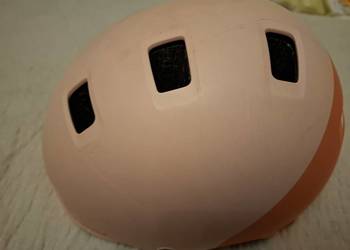 Kask rowerowy B Twin 520 * orzeszek S (48/52) różowy/pomarańczowy używany