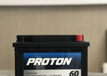 Akumulator 60Ah 480A  PROTON Niski Prawy Plus