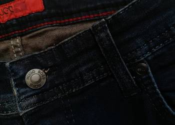 Jeansy męskie Hugo Boss - ciemne, rozmiar 31/32