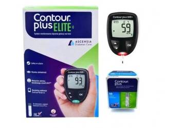 Glukometr Contour Plus Elite + 55 pasków