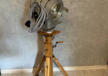 Lampa podłogowa PRL teatr film Vintage loft