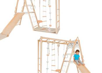 domowy plac zabaw Circle Max - drewno-pastel domowy plac zabaw Circle Max - drewno-pastel