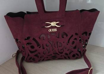 Torebka ażurowa bordo lub braz