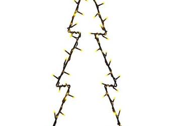 vidaXL Lampki świąteczne choinka sylwetka, 80 LED(SKU:4019604)