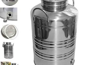 Bańka stal nierdzewna inox beczka pojemnik na napoje alkohol olej wodę 12L