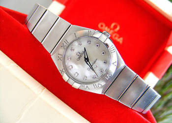 Omega Constellation Double Eagle Diamond (zegarek damski, jak nowy) Omega Constellation Double Eagle Diamond (zegarek damski, jak nowy)