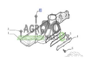 4899039, 6901129 ŚRUBA KOLEKTORA WLOTOWEGO M8x25 mm CNH